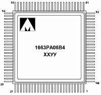 Микросхема 1663РА06В4